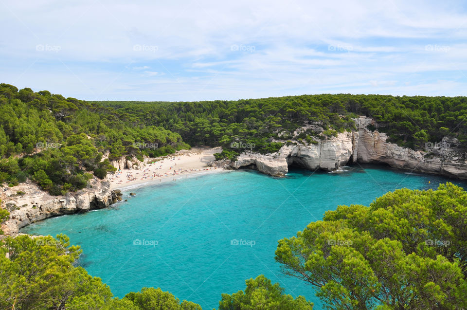 menorca Balearic island view