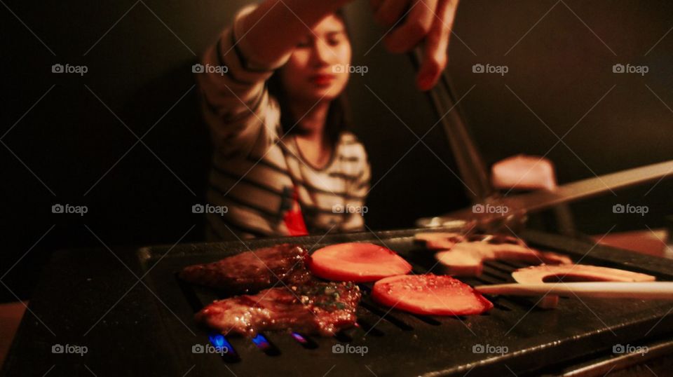 Yakiniku Japanese grill beef