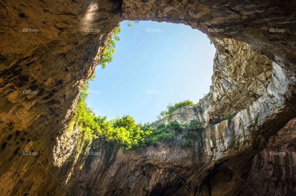 Cave in Bulgaria