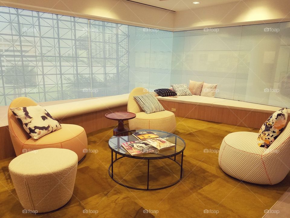 Modern office setting