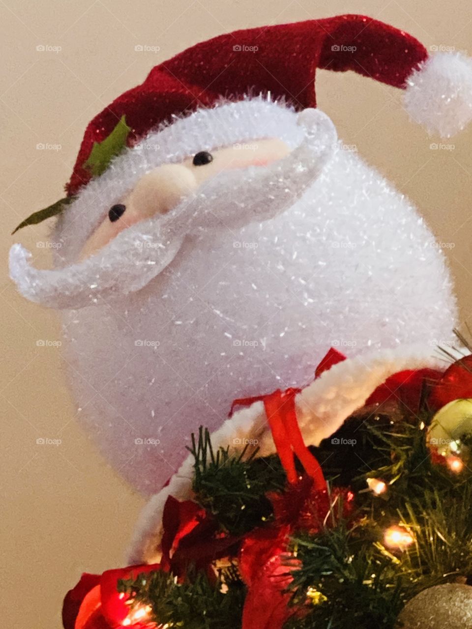 Santa Topper