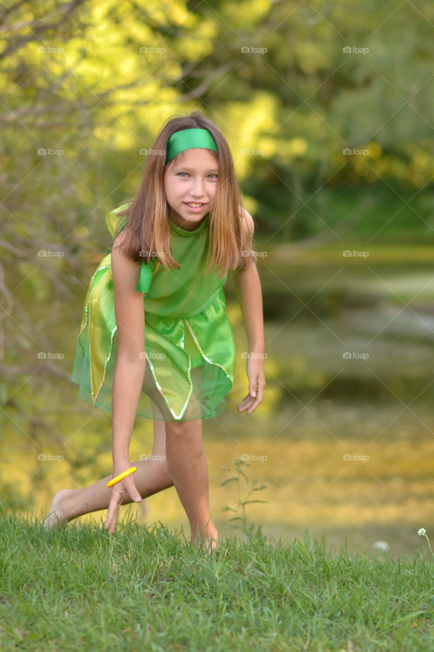 portrait of a girl in the Forest