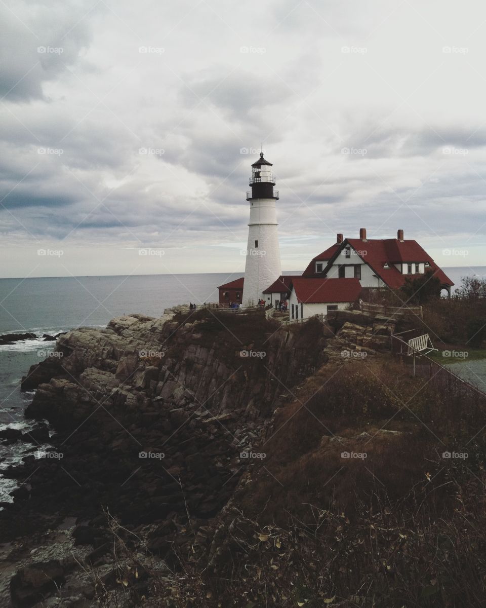 Lighthouse in Maine 