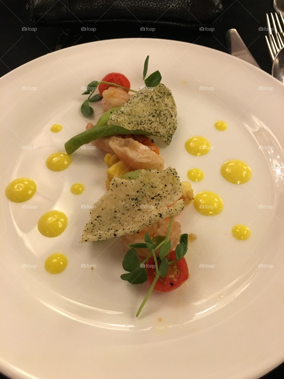 Delicious restaurant firdt class food fish