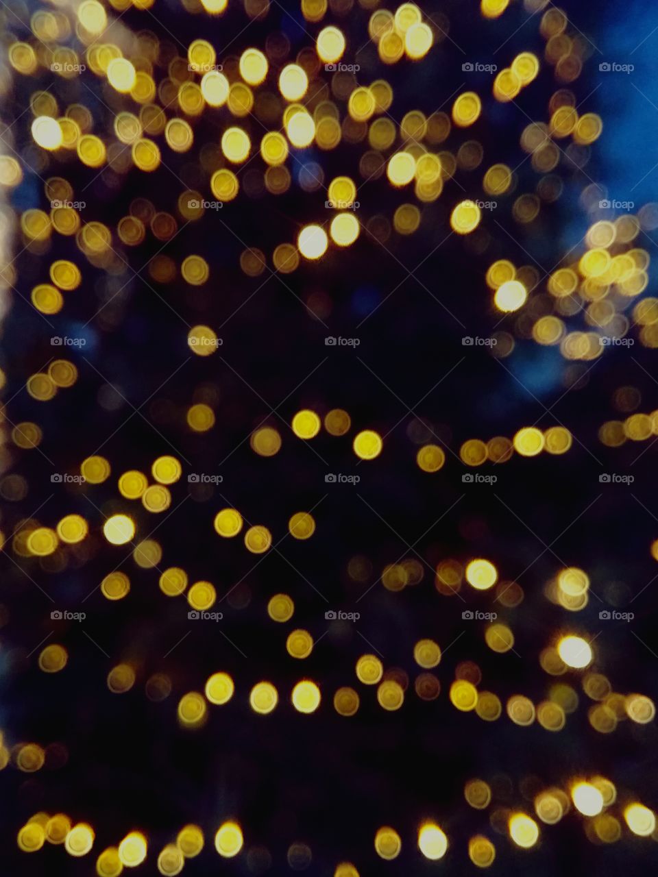 Christmas lights abstract