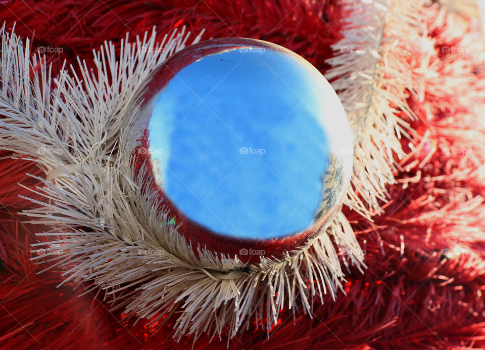 Ball on the christmas tree