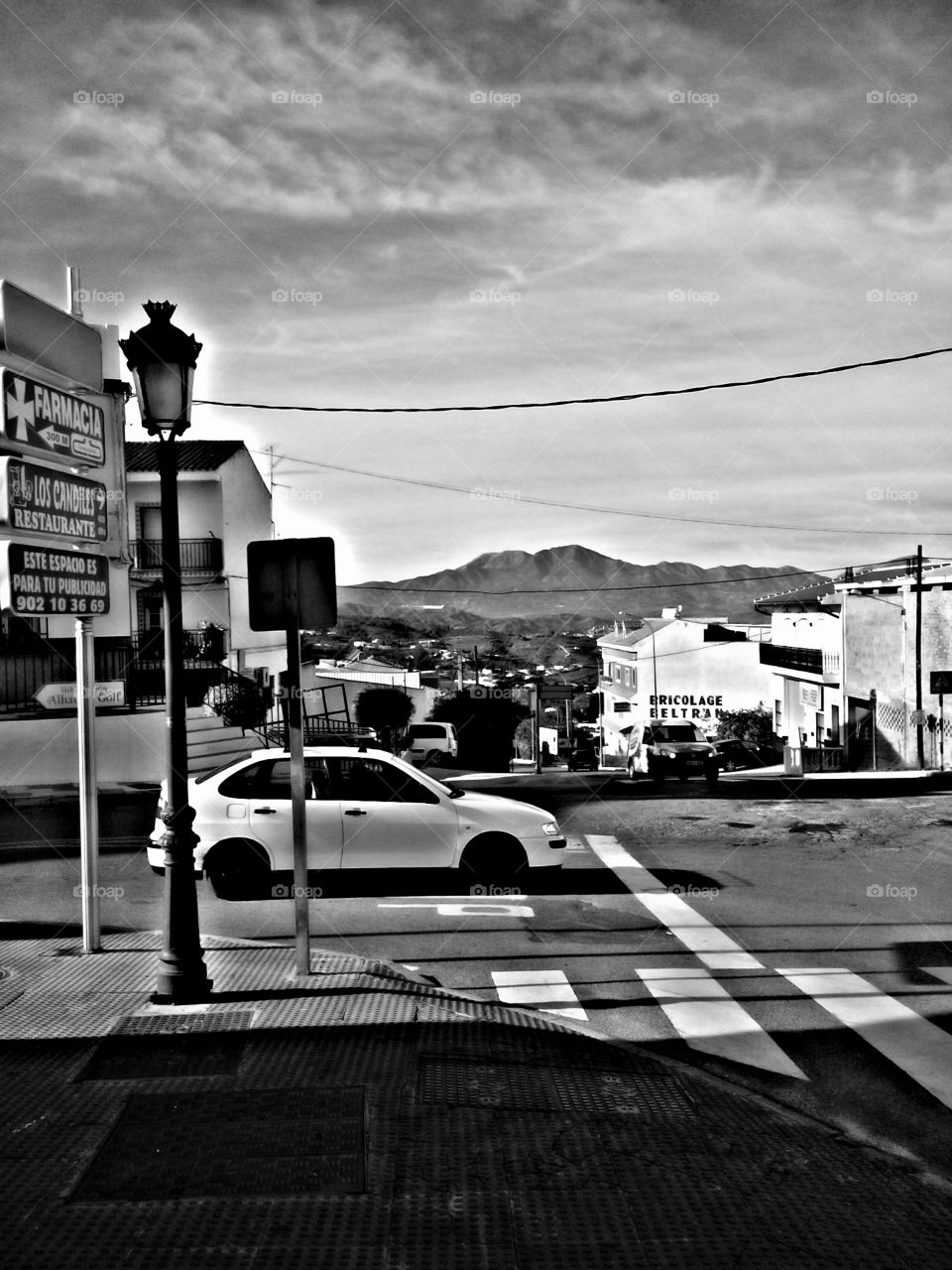 Street view. Alhaurin el Grande, Andalucia