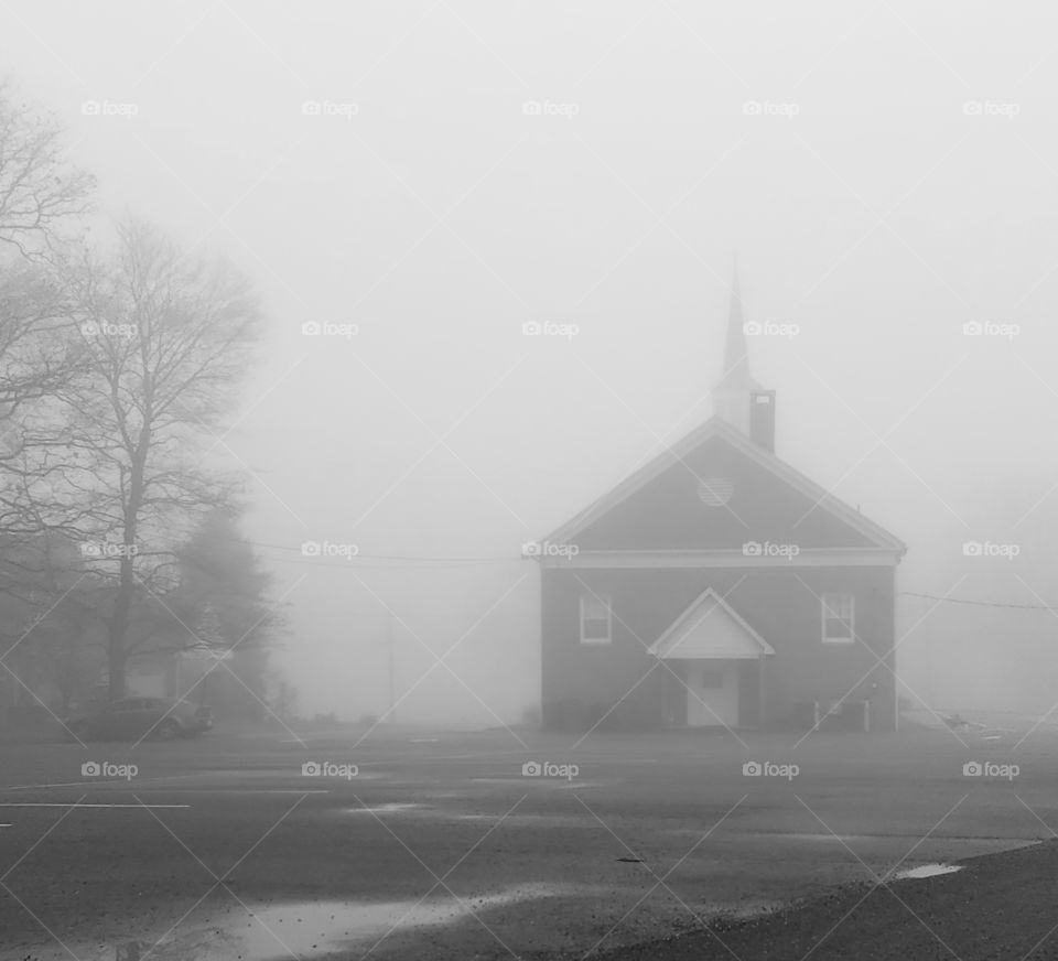 Church in the Fog