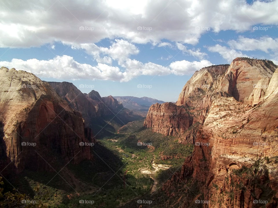 Scenics view of rocky mountain