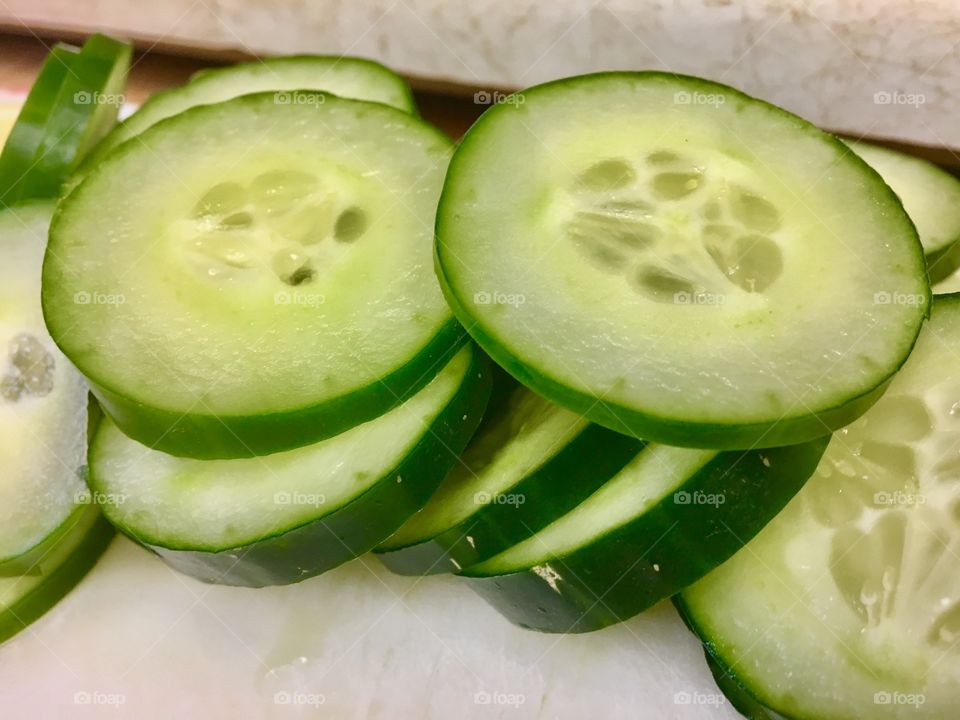 Health, No Person, Cucumber, Healthy, Slice
