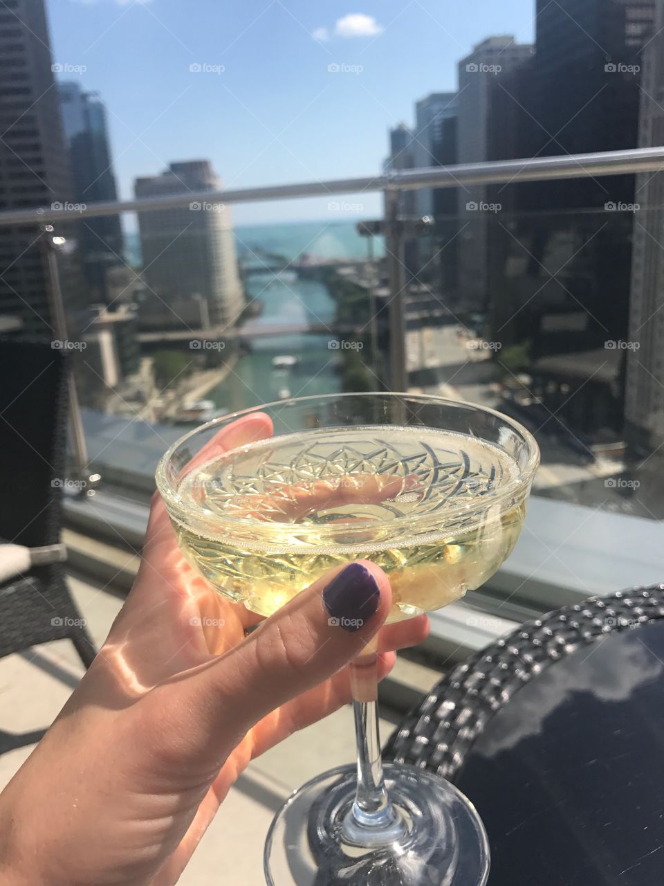 Champaign with a view 