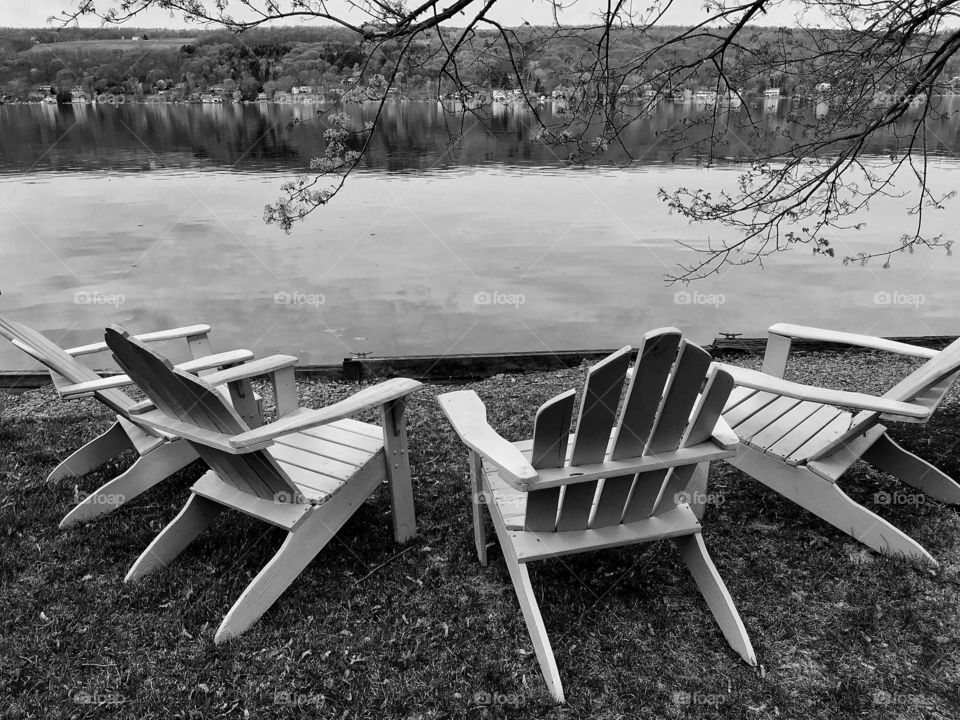 Adirondack chairs Keuka Lake
