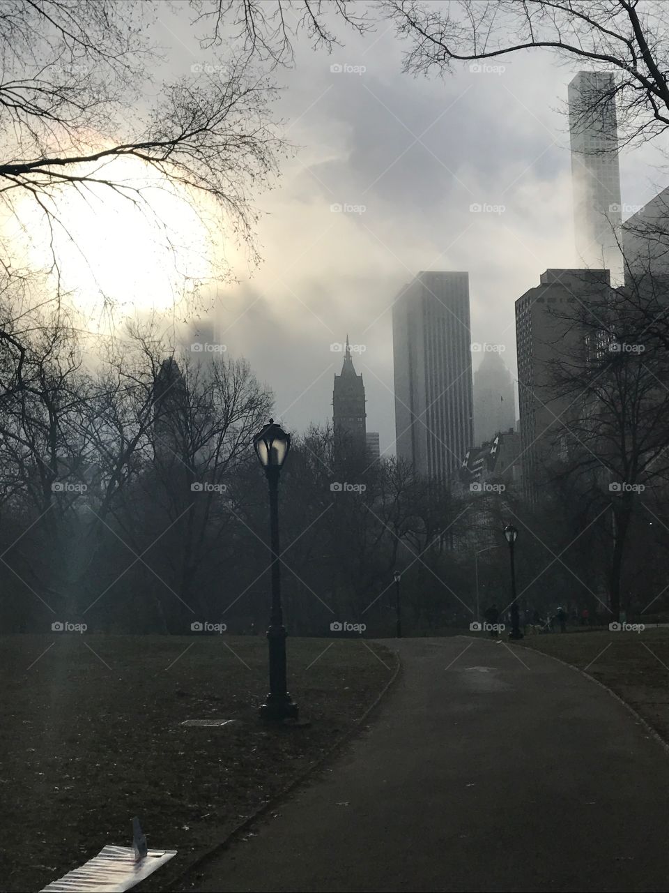 Fog over the East Side, NYC