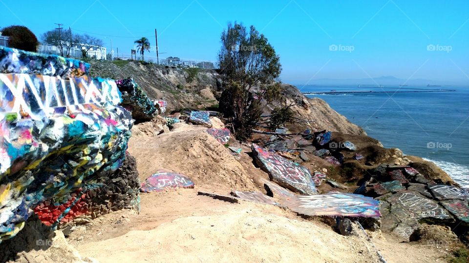 Oceanside Ruins of Graffiti