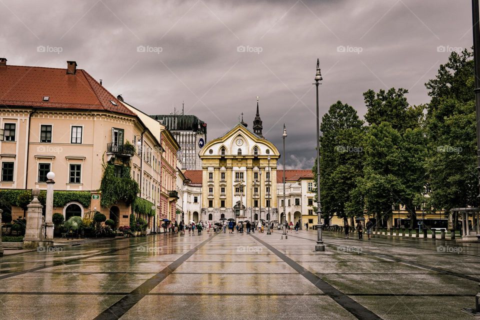 Thunder storm over Emonian.