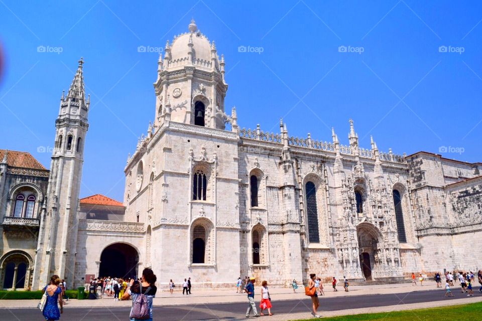 Jeronimos monastery in Portugal 