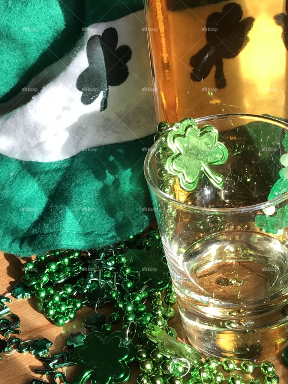 St. Patrick's Day-playing with light