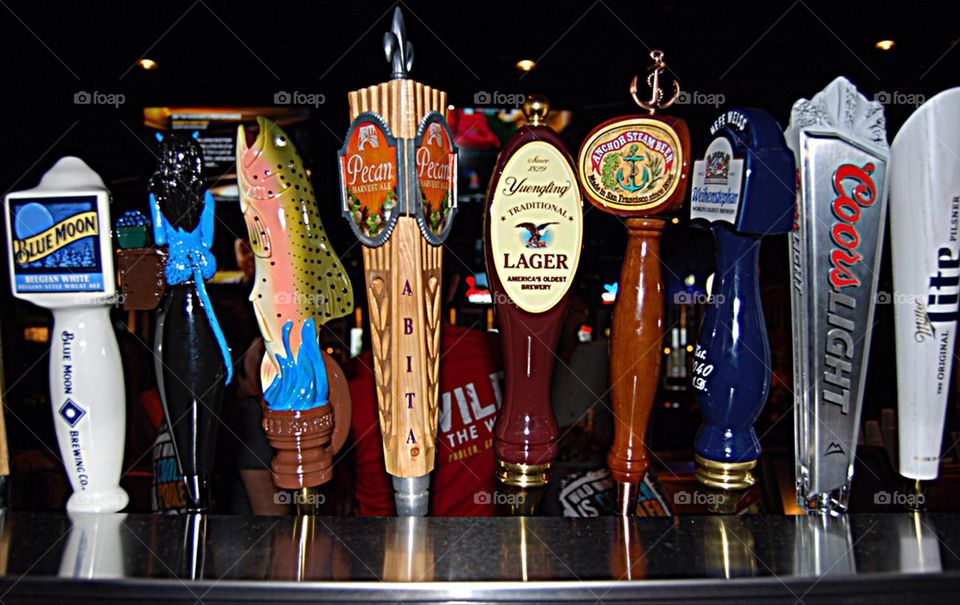 Beer on tap