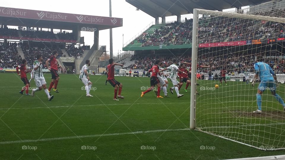 Soccer match Córdoba CF