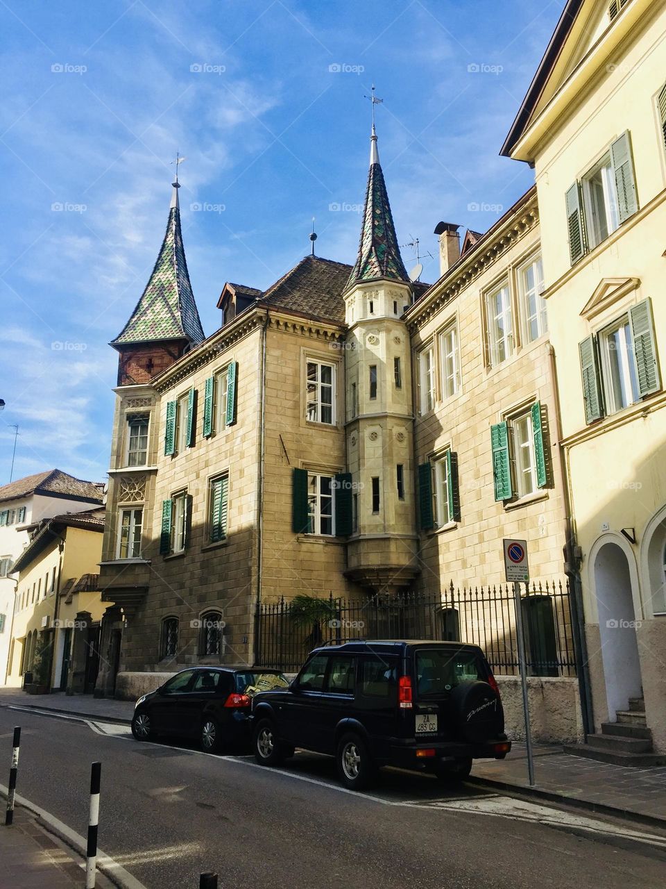 On the streets of the Italian town of Bolzano