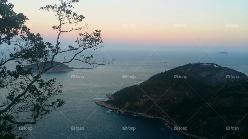 Rio view at sunset