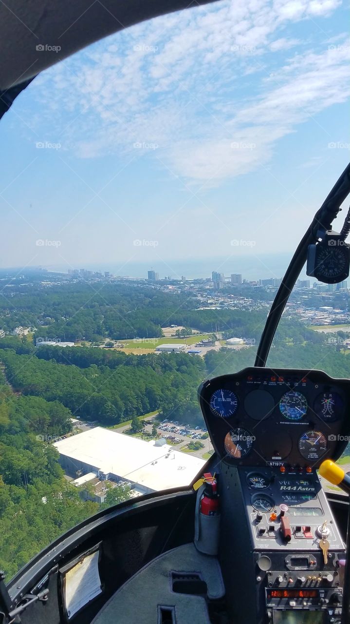 vacation 2017. helicopter ride Myrtle Beach South Carolina