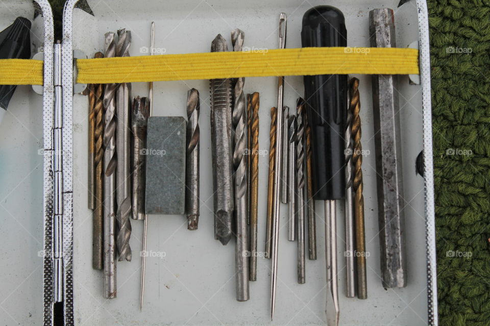 Tools, set, drills, screwdrivers, swords, needles, sharpener, hexagon, tool, parts, mini tool kit,