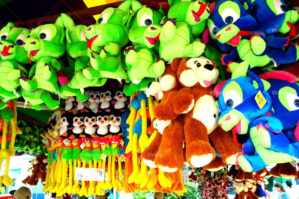 game prize in an amusement or theme park