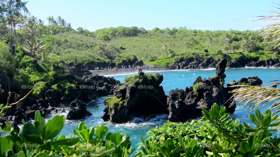 Black Sand beach