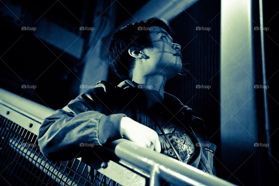 street model dark train by Sheldonsteere