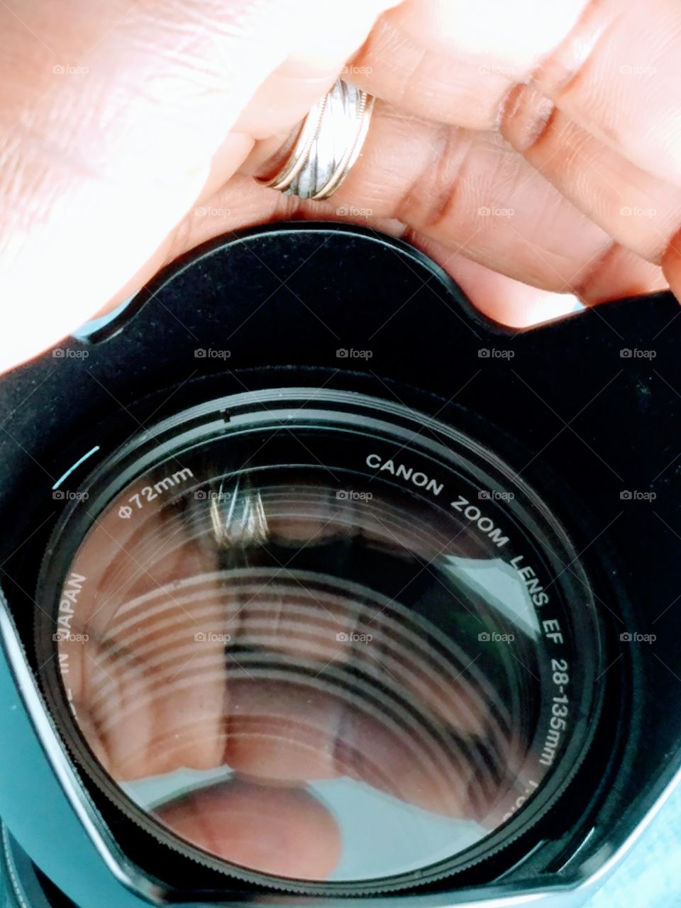 Camera Lens Reflection