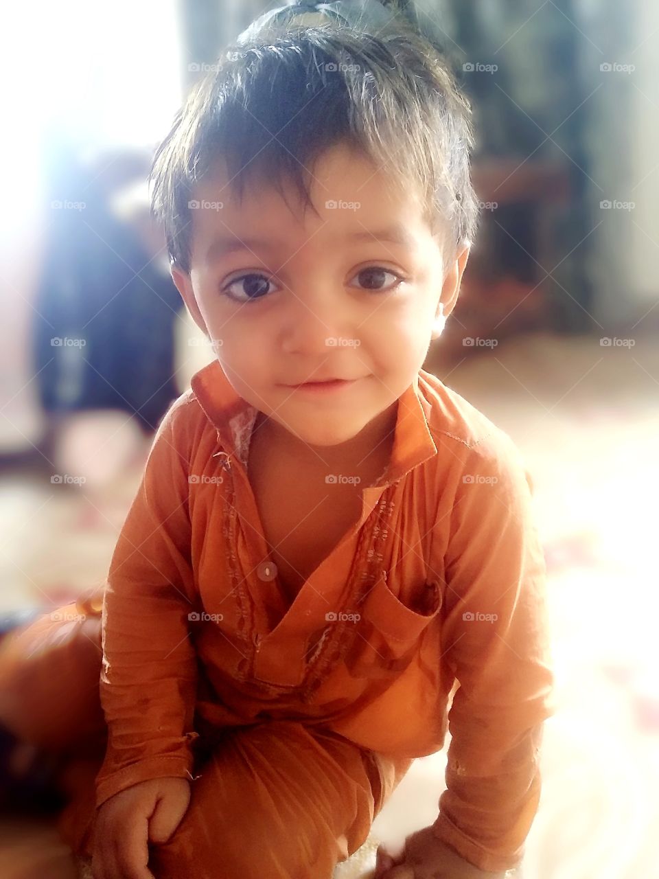 So cute so sweet baby Qussain Rana