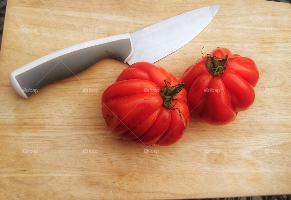 Twins tomatoes
