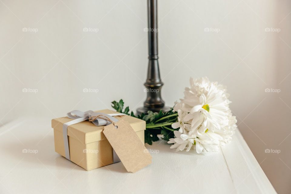 Gift with Flowers