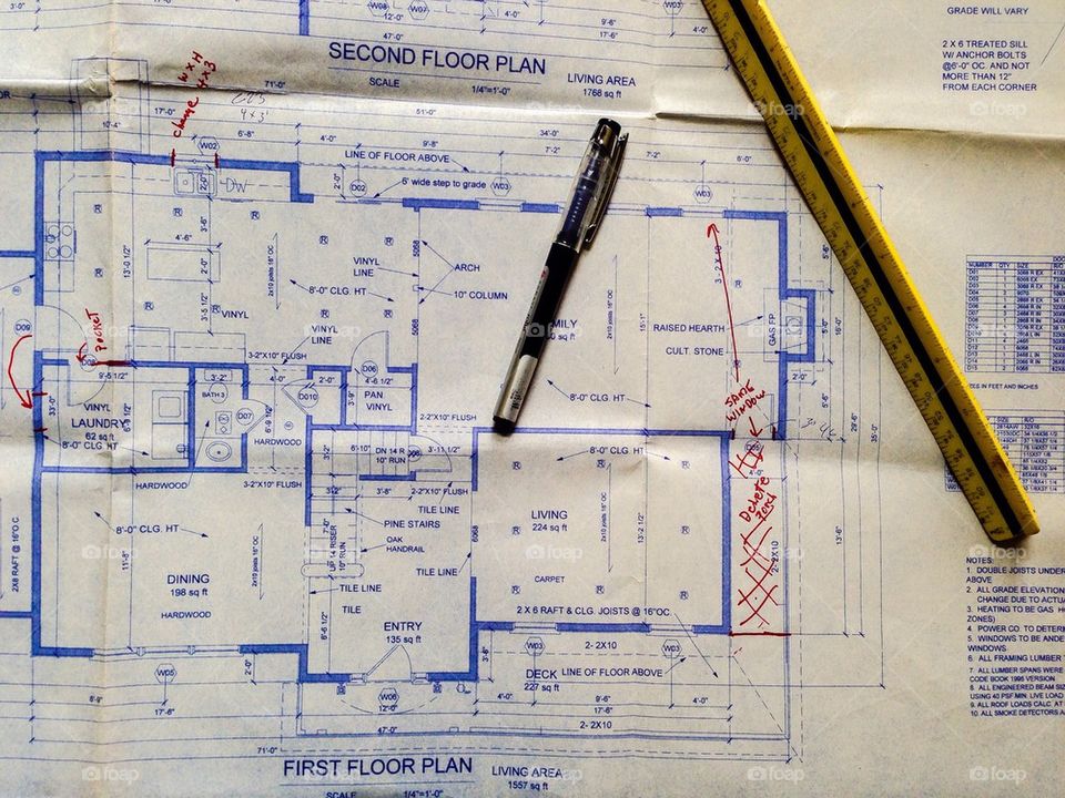 Engineering designing plans