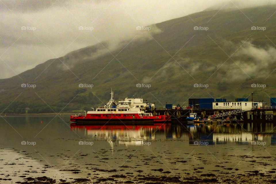 Arnamurchian ferry on the way