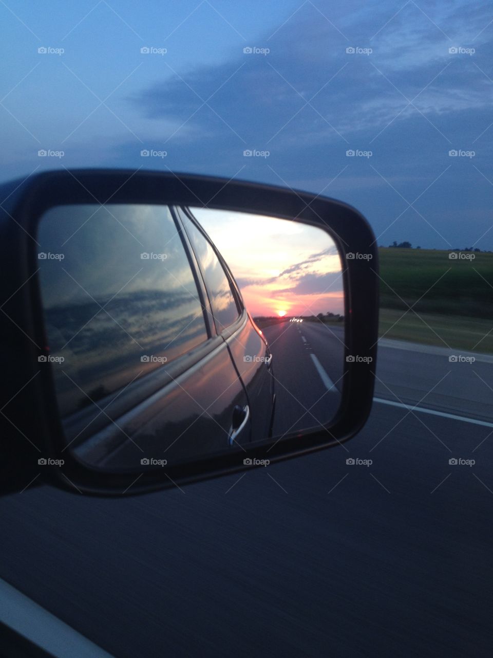 Beauty in the rear view.