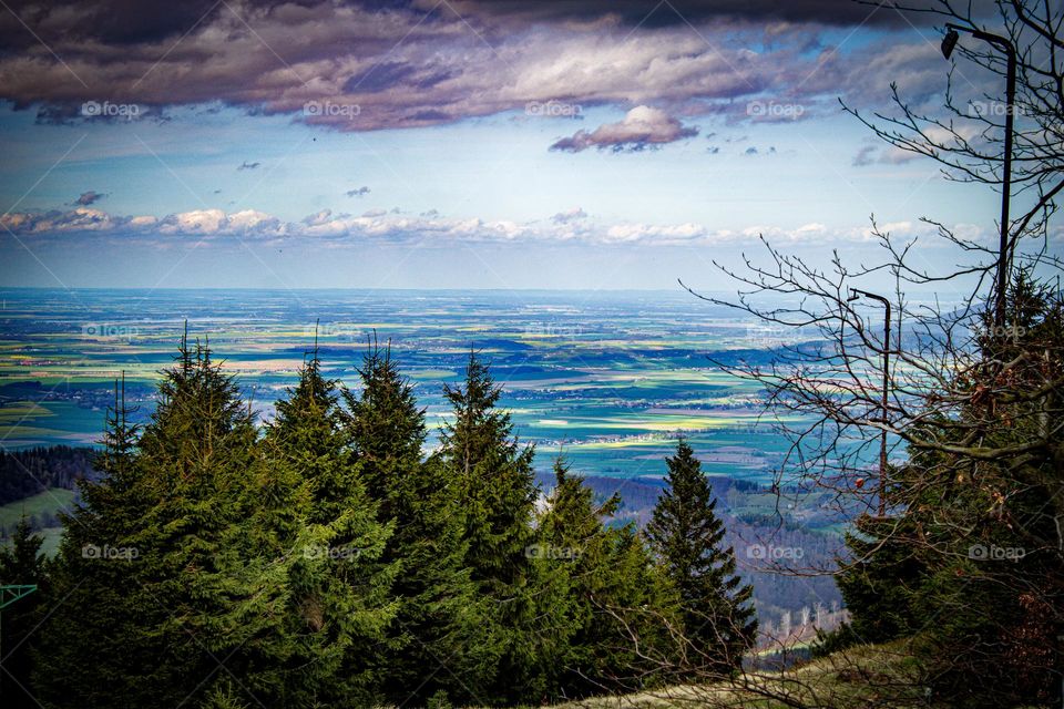 view from the mountains