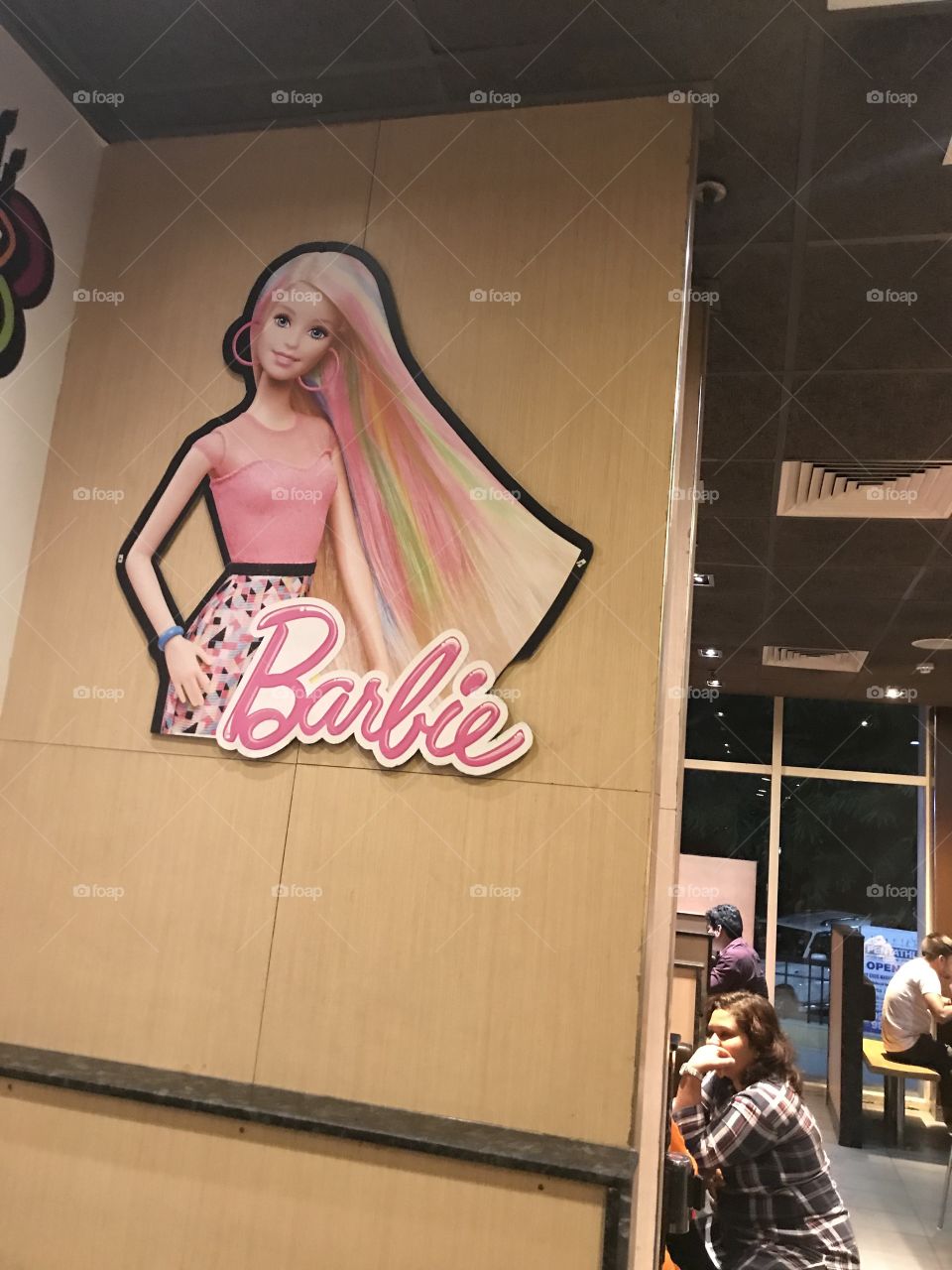 Barbie at McDonald