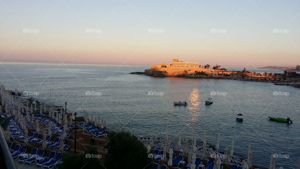 St George Bay at dusk