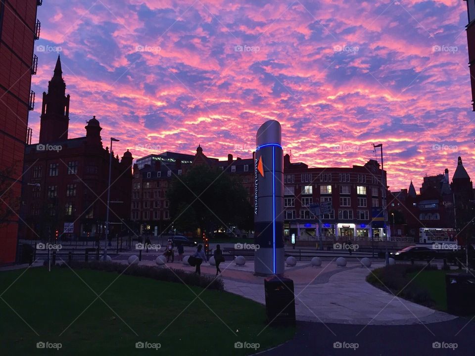 Awesome sunset 
Birmingham, UK