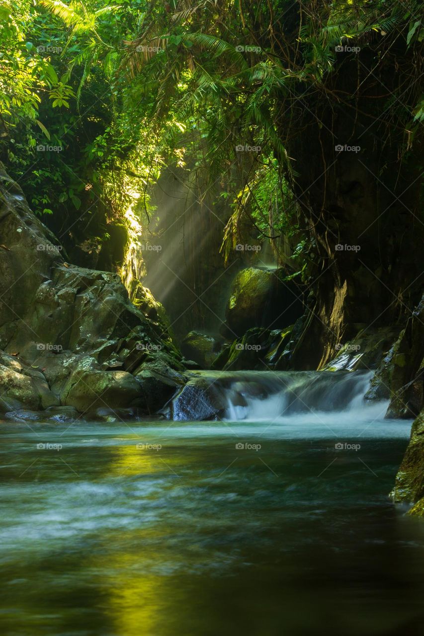 Waterfall in the morning