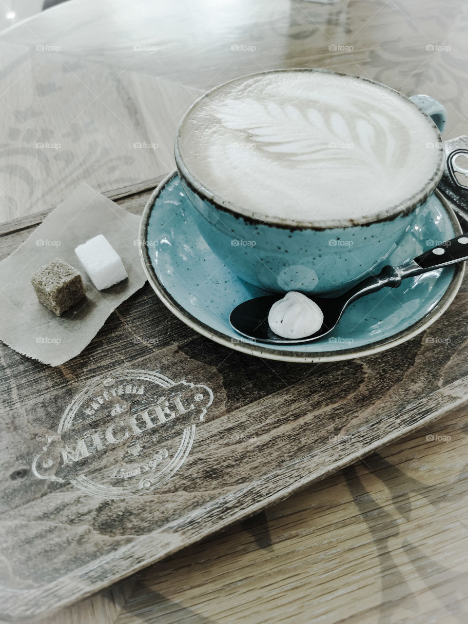 Coffee table served eat tasty view day outdoor outside street capture cafe restaurant