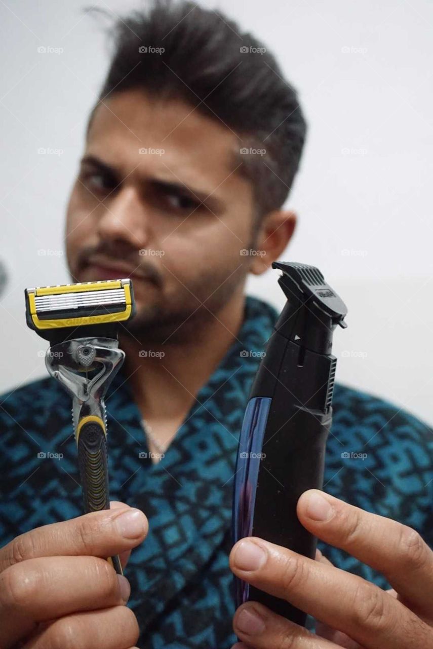 Human#Shave#blade#face#beard