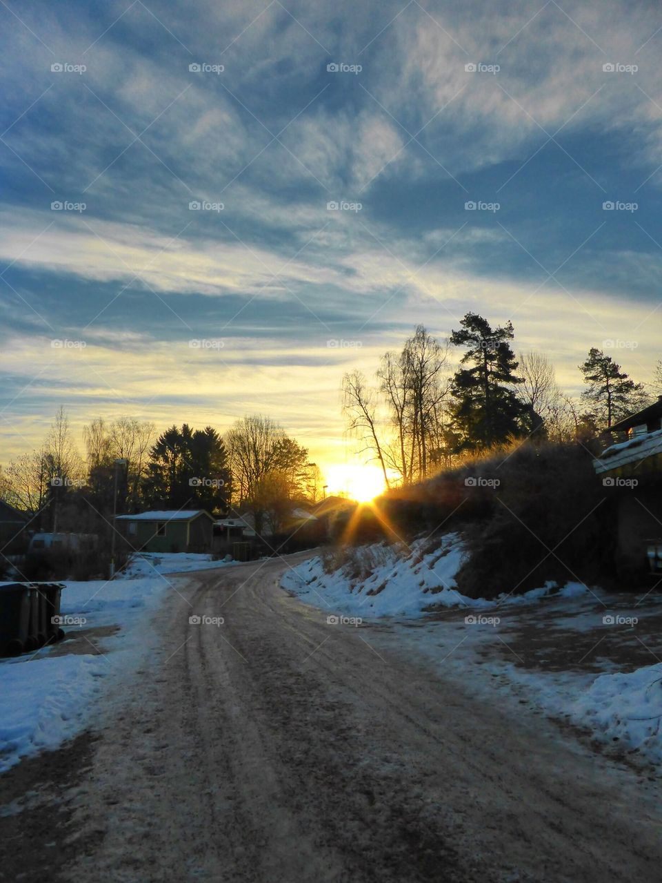 sunrise in Sweden 