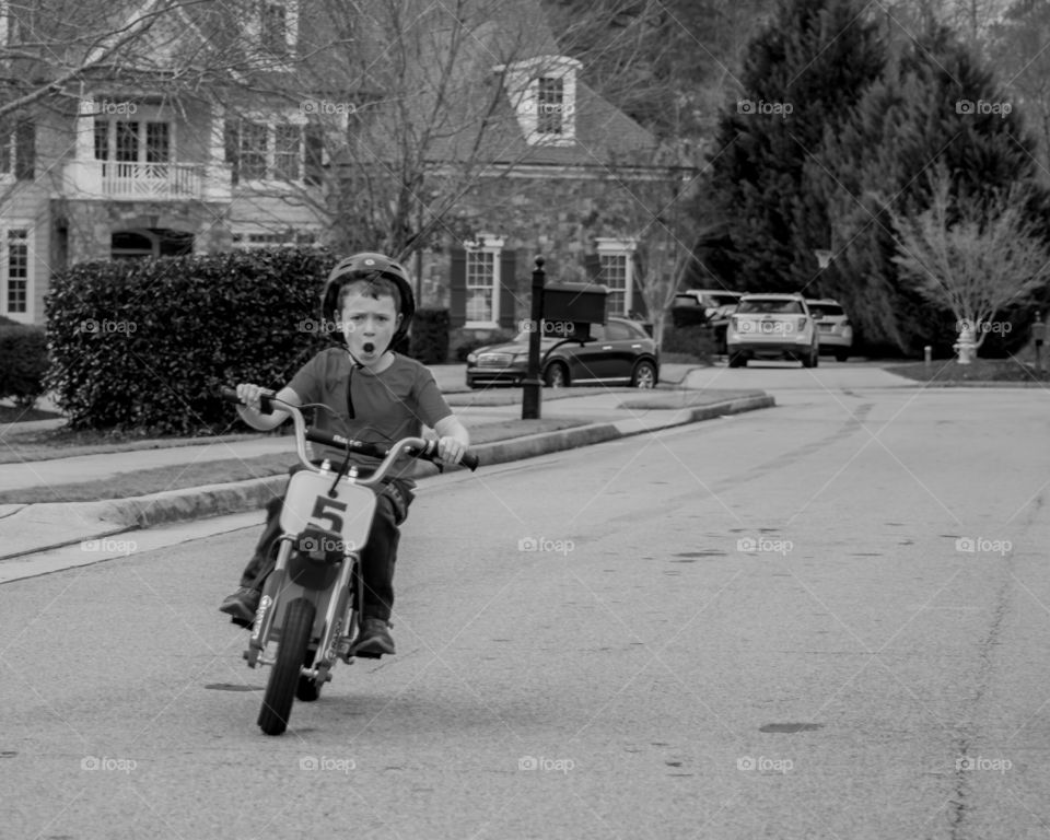 Kid biker 