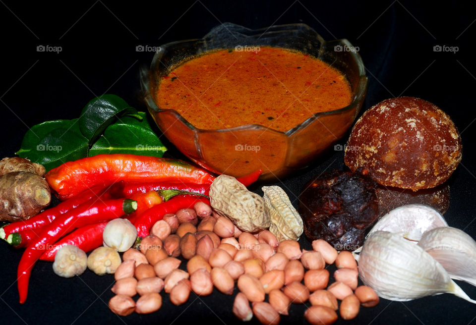 "Pecel Seasoning"
Bumbu Traditional Indonesian dish. Bumbu Pecel is a traditional Javanese spicy peanut sauce.