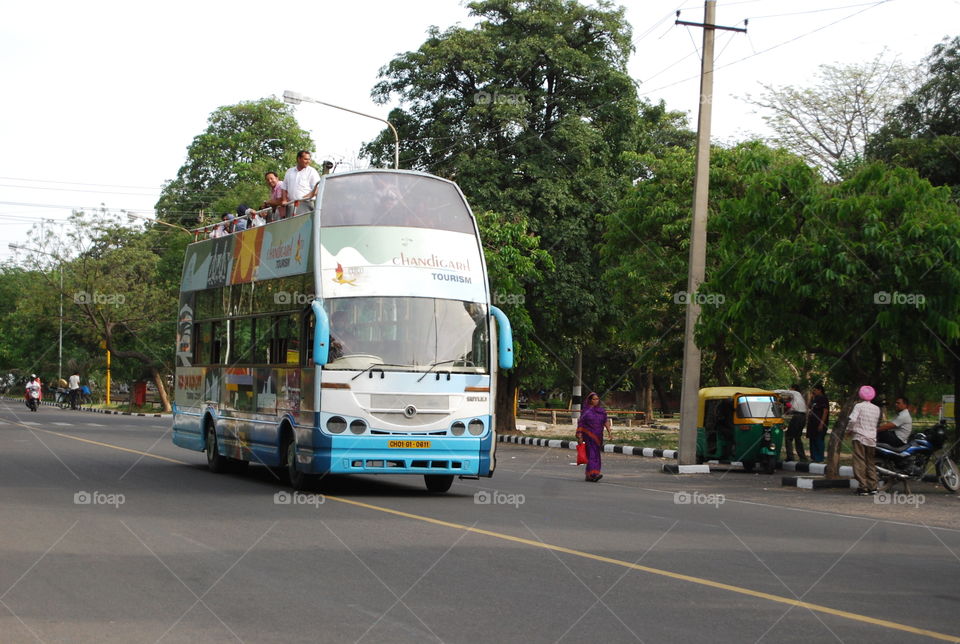 Road, Street, Vehicle, Car, Bus