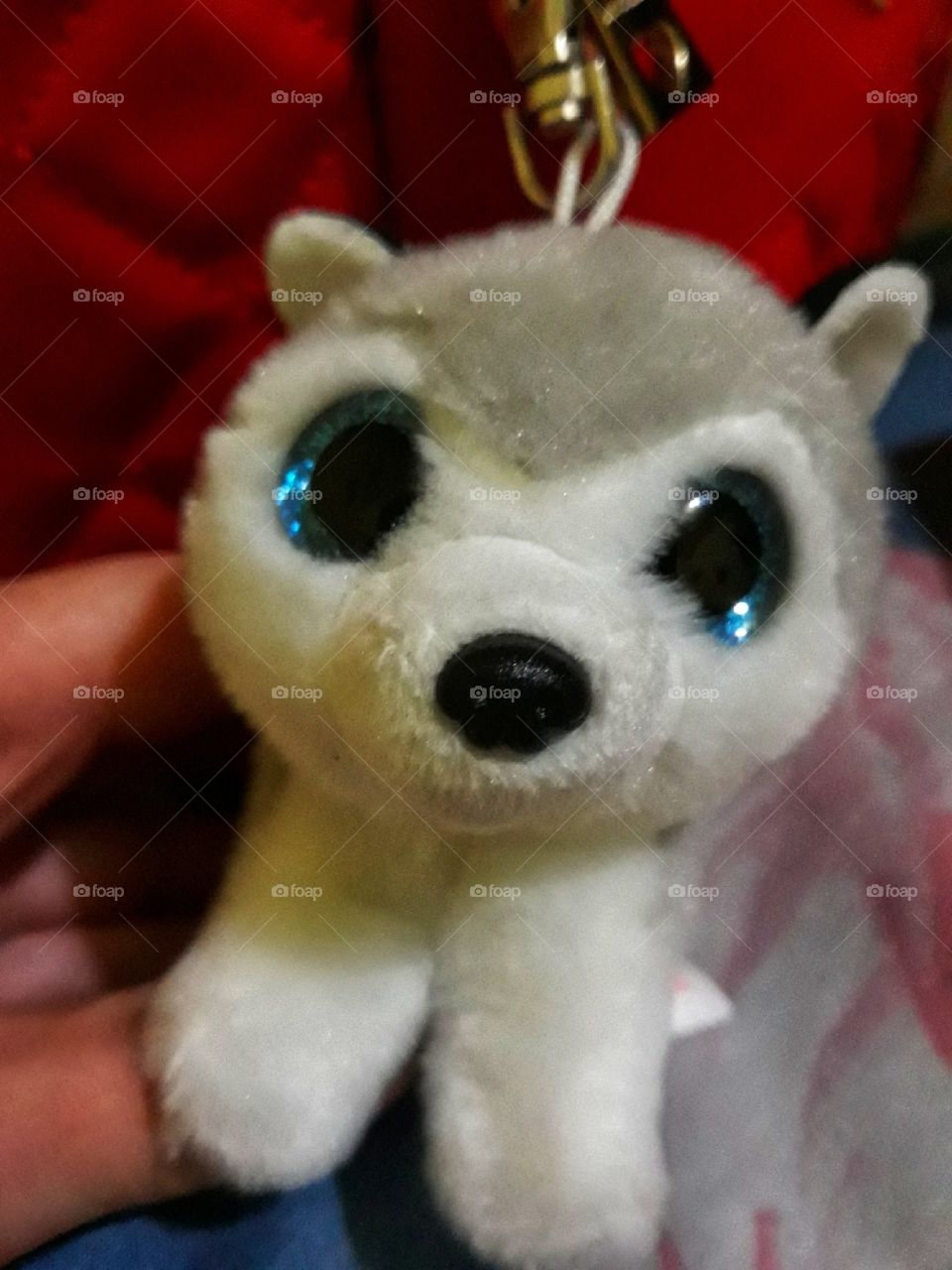 Adorable puppy key ring