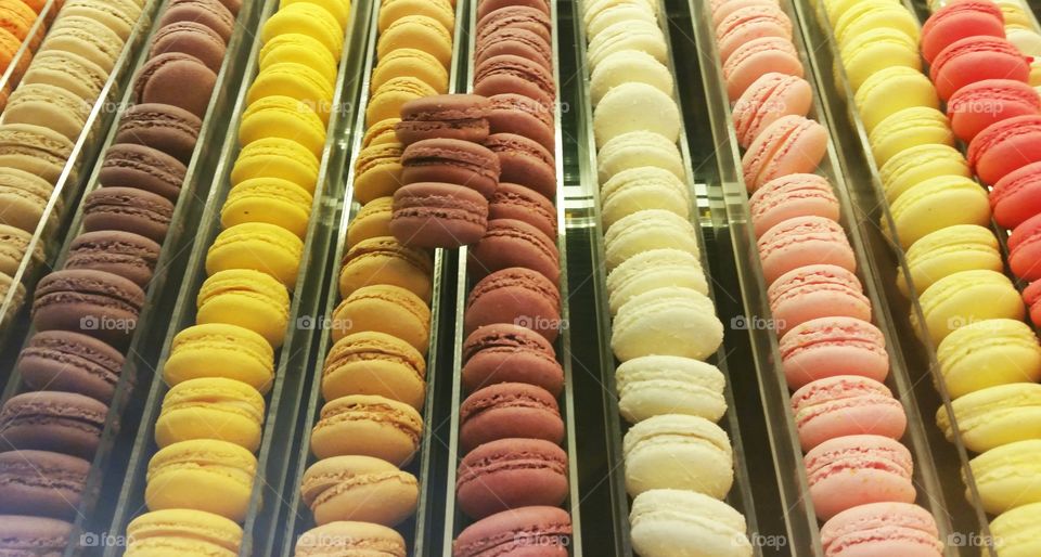 Close-up of a macaroon